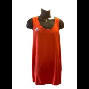 Men’s Adidas orange volleyball beach tank size XL